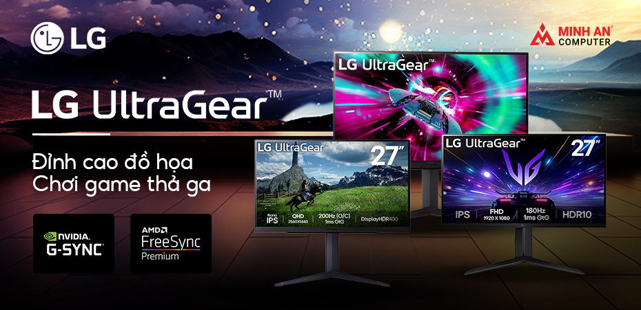 LG UltraGear - đỉnh cao đồ họa, chơi game thả ga