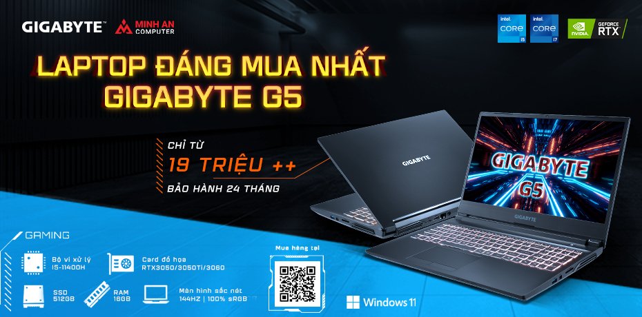 Laptop Gigabyte đáng mua nhất 