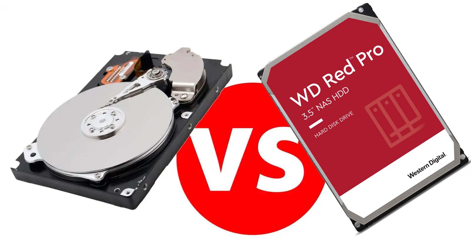 HDD thường so với HDD WD Red Pro