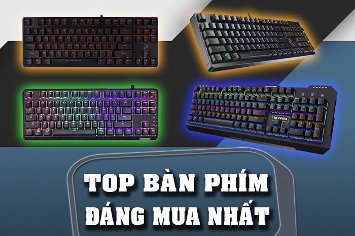 TOP 8 mẫu bàn phím cơ không dây được ưa chuộng nhất hiện nay