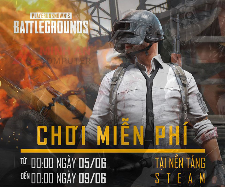 PlayerUnknown's Battlegrounds miễn phí từ ngày 5/6 - 9/6