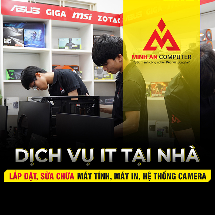 Cung cấp, lắp đặt - sửa chữa máy tính, đổ mực máy tính, thi công hệ thống Camera An Ninh