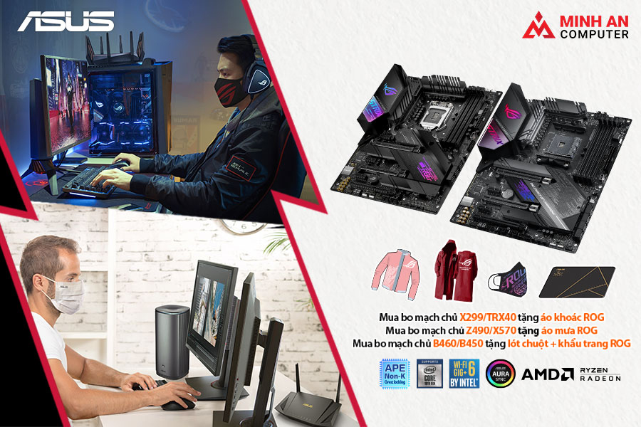 Nhận quà chất khi mua bo mạch chủ ASUS ROG