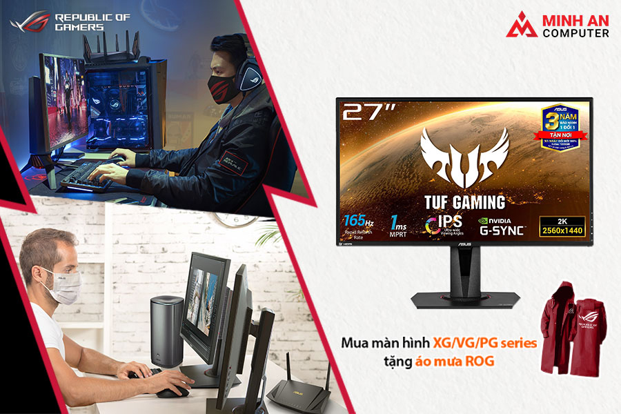 Nhận quà chất khi mua màn hình gaming ASUS ROG dòng XG và VG
