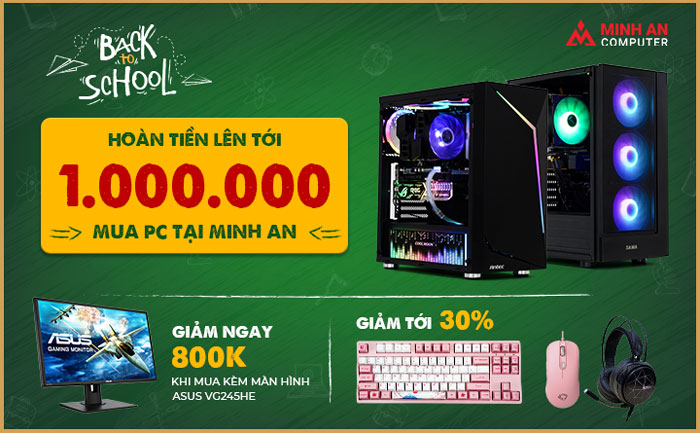 BACK TO SCHOOL 2020 | Mua PC - nhận ngay nhiều gói ưu đãi