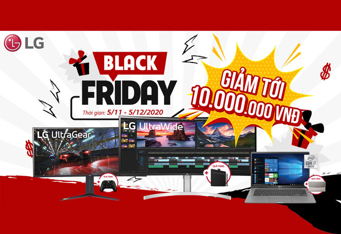 Sự kiện giảm giá lớn nhất năm - Black Friday - LG