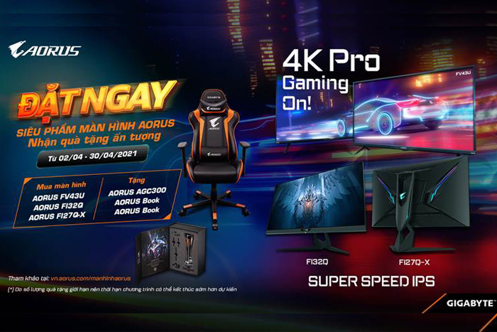 Mua màn hình AORUS thế hệ mới - NHẬN QUÀ CỰC KHỦNG!
