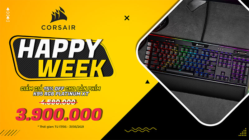 KHUYẾN MÃI CHÀO HÈ: COSAIR - HAPPY WEEK