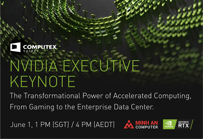 NVIDIA thông báo thời gian khai mạc Computex 2021