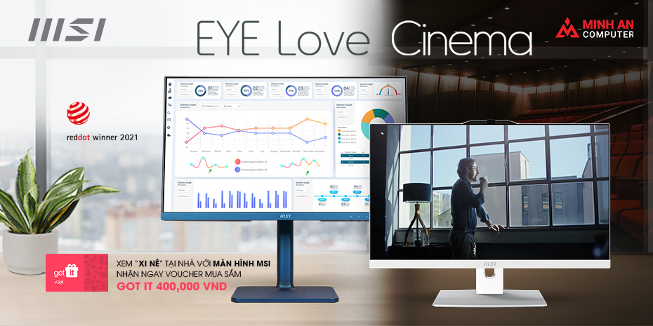Chương trình khuyến mãi EYE Love Cinema - màn hình Modern & Summit