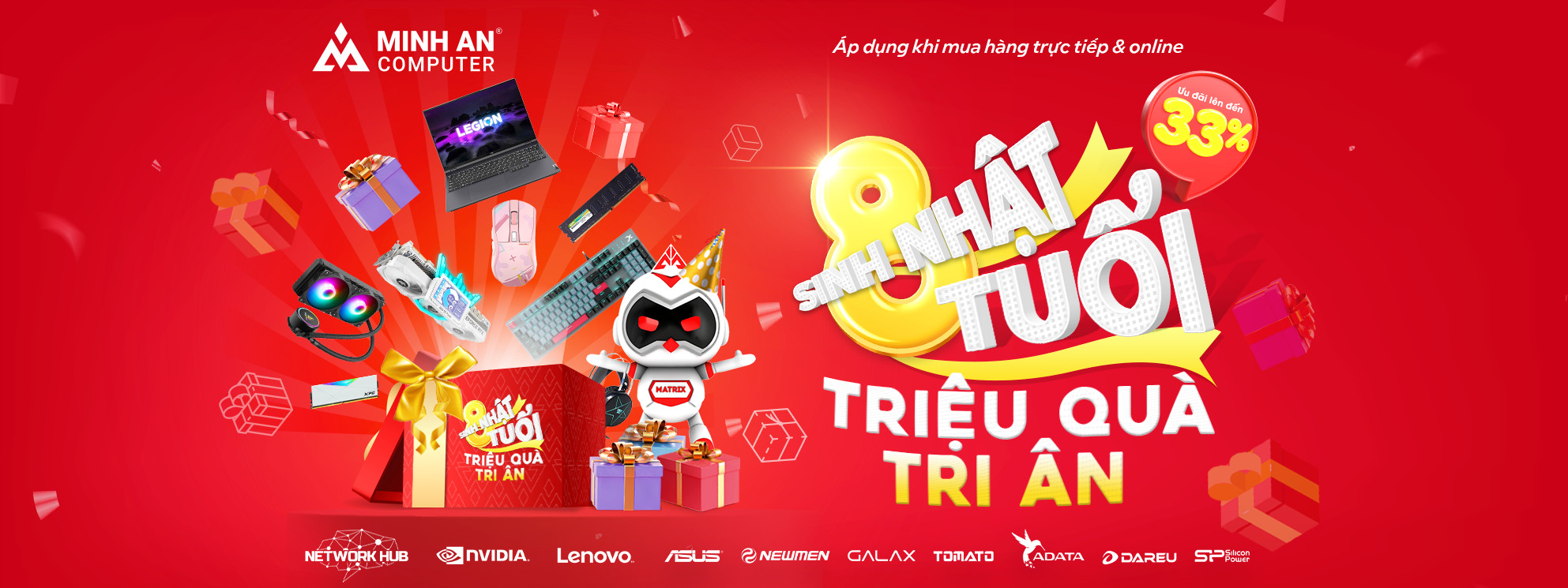 Tổng Kết Sự Kiện Sinh Nhật Minh An Computer 8 Tuổi