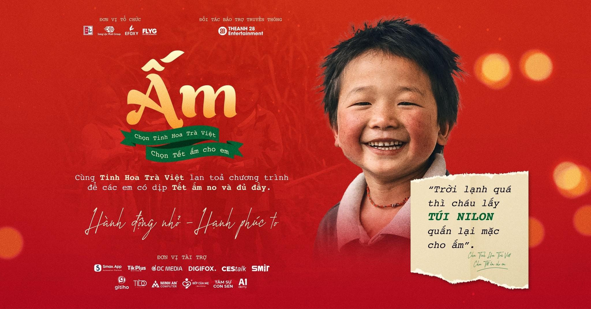 Minh An Computer đồng hành cùng dự án Tết Ấm Cho Em