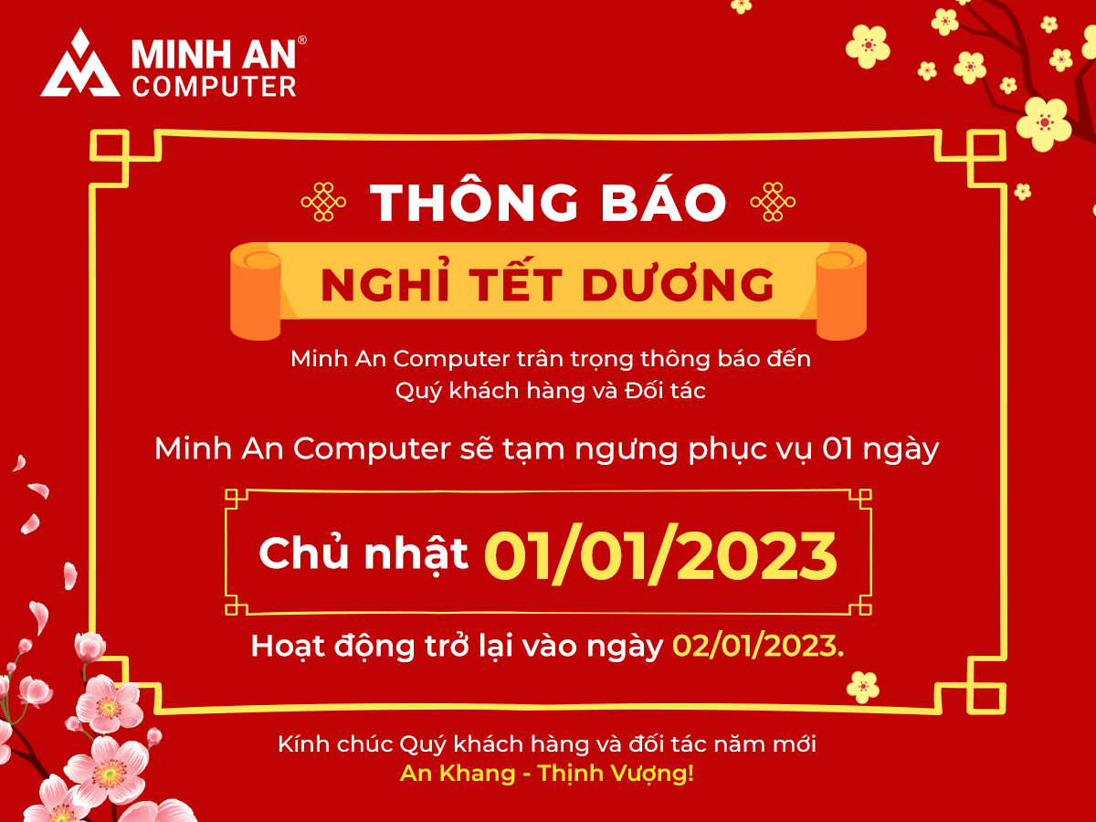 THÔNG BÁO LỊCH NGHỈ TẾT DƯƠNG LỊCH 2023