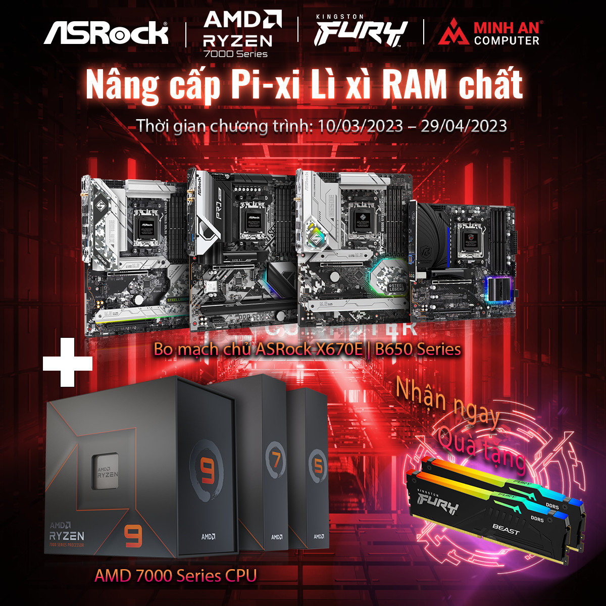 Nâng cấp Pi-xi Lì xì RAM chất