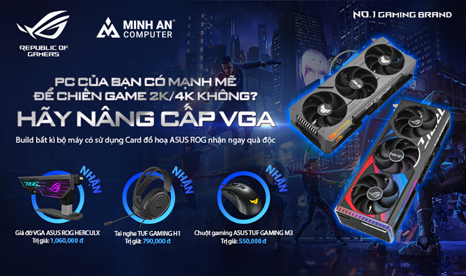 PC CỦA BẠN CÓ MẠNH MẼ ĐỂ CHIẾN GAME 2K/ 4K KHÔNG? HÃY NÂNG CẤP VGA