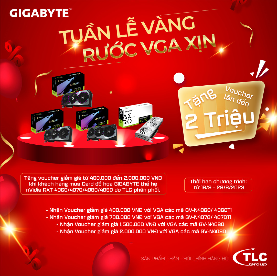 Chương trình khuyến mãi Tuần Lễ Vàng Rước VGA Xịn