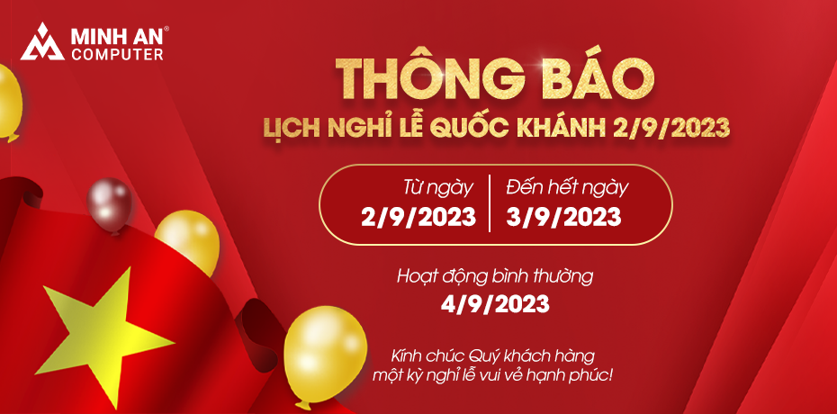THÔNG BÁO LỊCH NGHỈ LỄ QUỐC KHÁNH 2-9