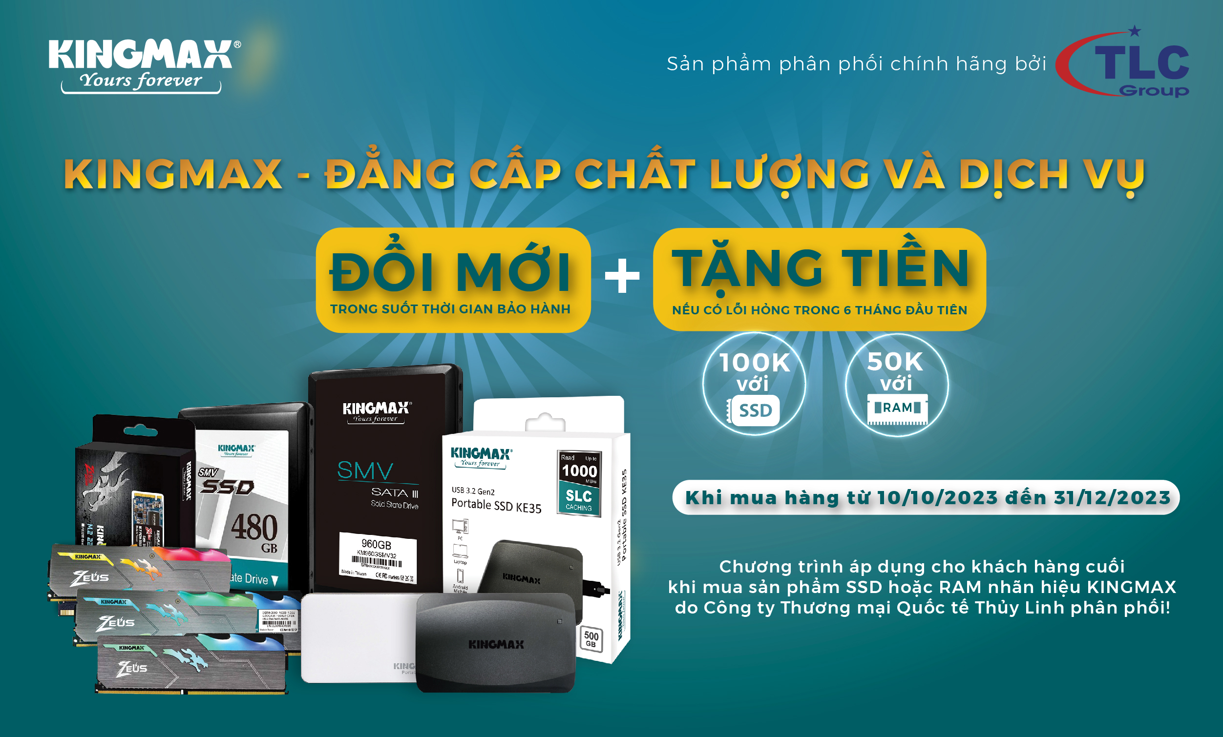 KINGMAX – ĐẲNG CẤP CHẤT LƯỢNG Và DỊCH VỤ