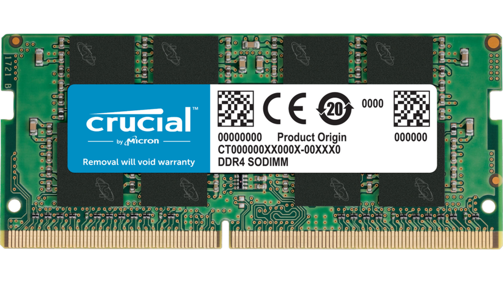 RAM Laptop Crucial 16GB (1x16GB | 3200MHz | CL22 | DDR4)