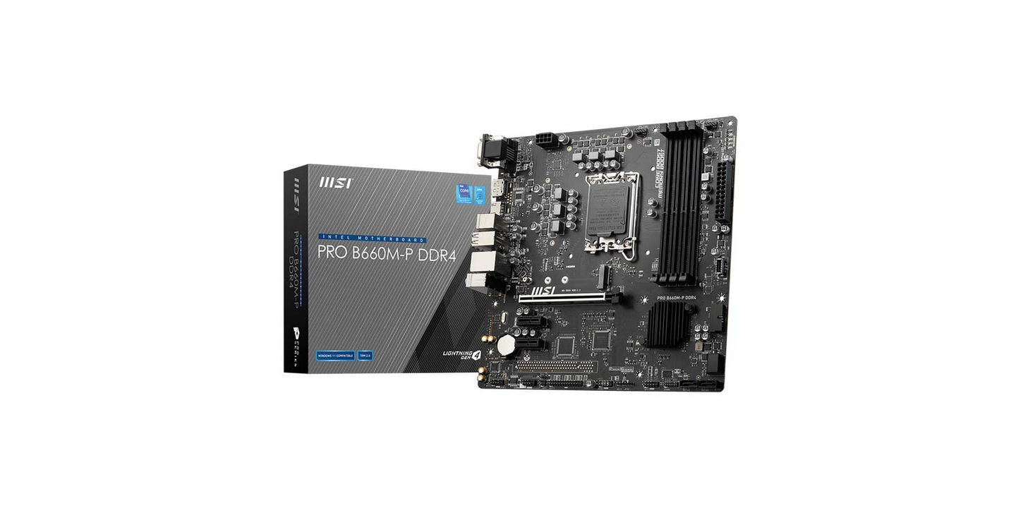 Mainboard MSI PRO B660M-P DDR4 (LGA1700 | 4 Khe RAM | M-ATX)