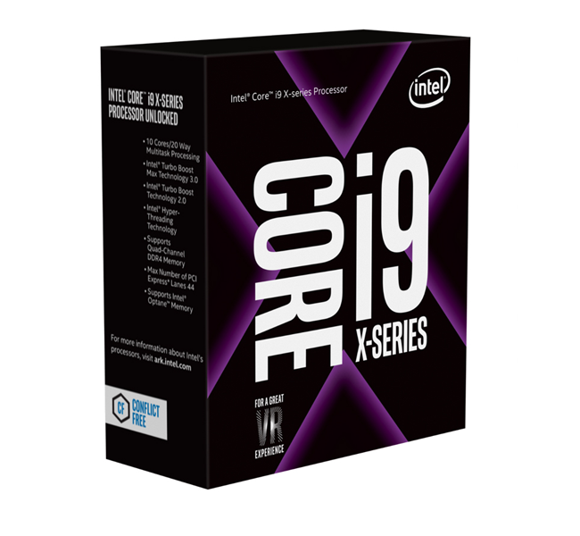 CPU Intel Core i9-9900X (3.5GHz turbo up to 4.4GHz, 10 nhân 20 luồng, 19.25MB Cache, 165W) - Socket LGA 2066