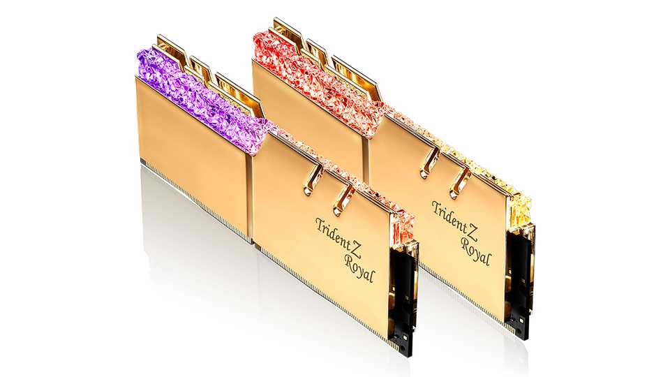 RAM G.Skill Trident Z Royal Gold 16GB (DDR4 | 3600MHz | C18 | 2x8GB | F4-3600C18D-16GTRG)