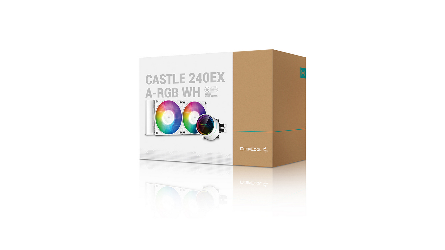 Tản Nhiệt Nước Deepcool Castle 240EX A-RGB WH
