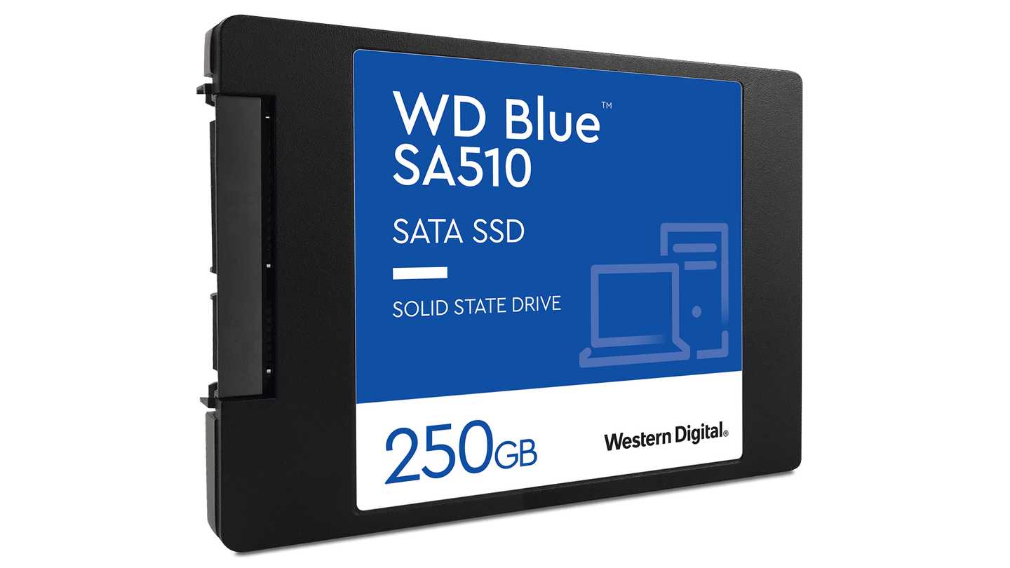 Ổ Cứng SSD SATA 2.5” Western Digital WD Blue SA510 250GB (555MB/s / 440MB/s | WDS250G3B0A)
