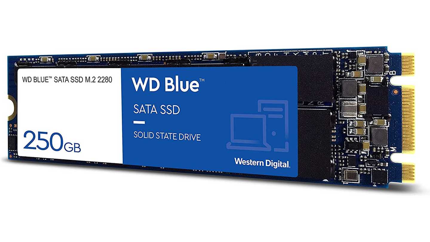 Ổ Cứng SSD M.2 SATA WD Blue 250GB (550MB/s - 525MB/s | WDS250G2B0B)
