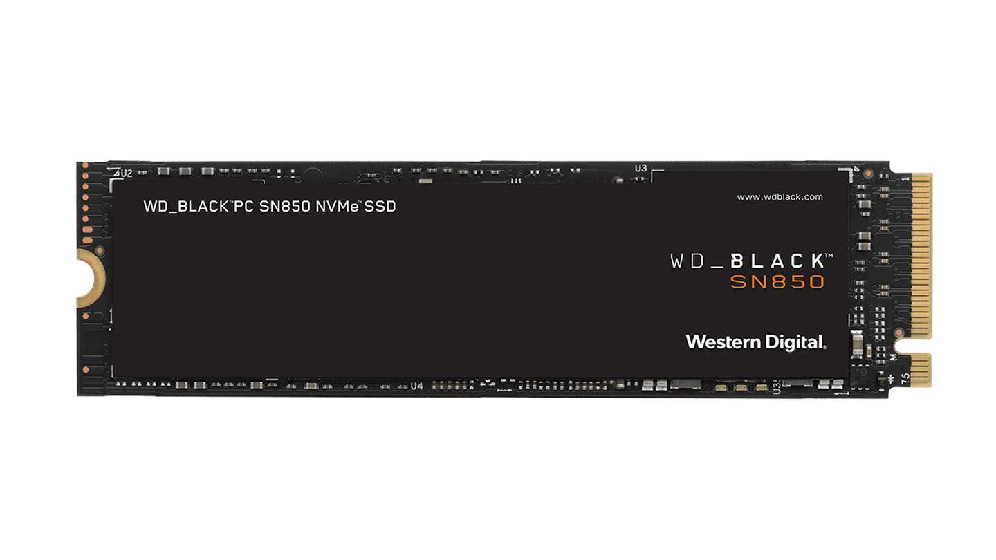 Ổ Cứng SSD NVMe WD_BLACK SN850 1TB (PCIe Gen4x4 | 7,000MB/s - 5,300MB/s | WDS100T1X0E)