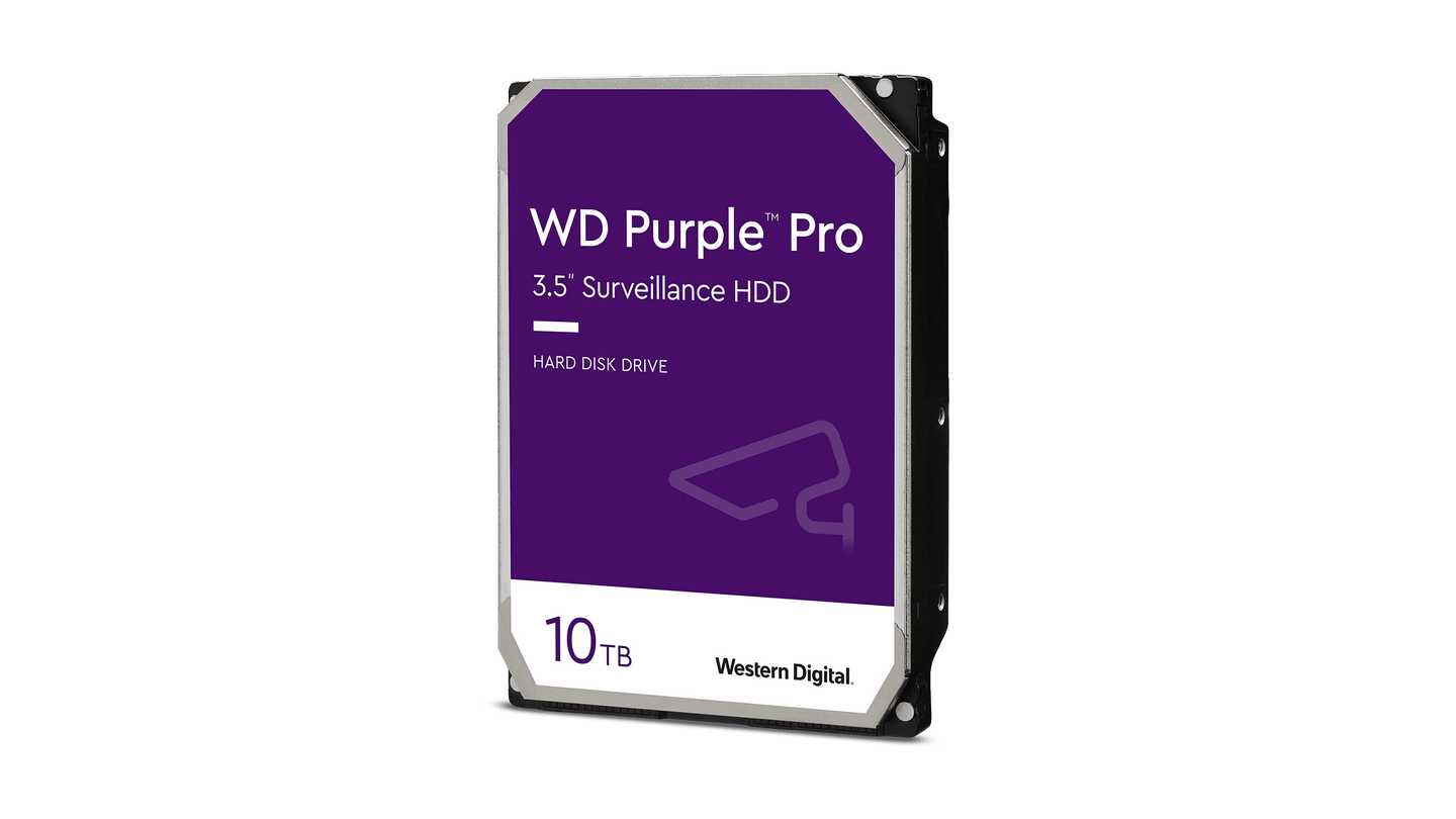Ổ Cứng HDD WD Purple Pro 10TB (3.5" | 7200RPM | 256MB Cache | WD101PURP)
