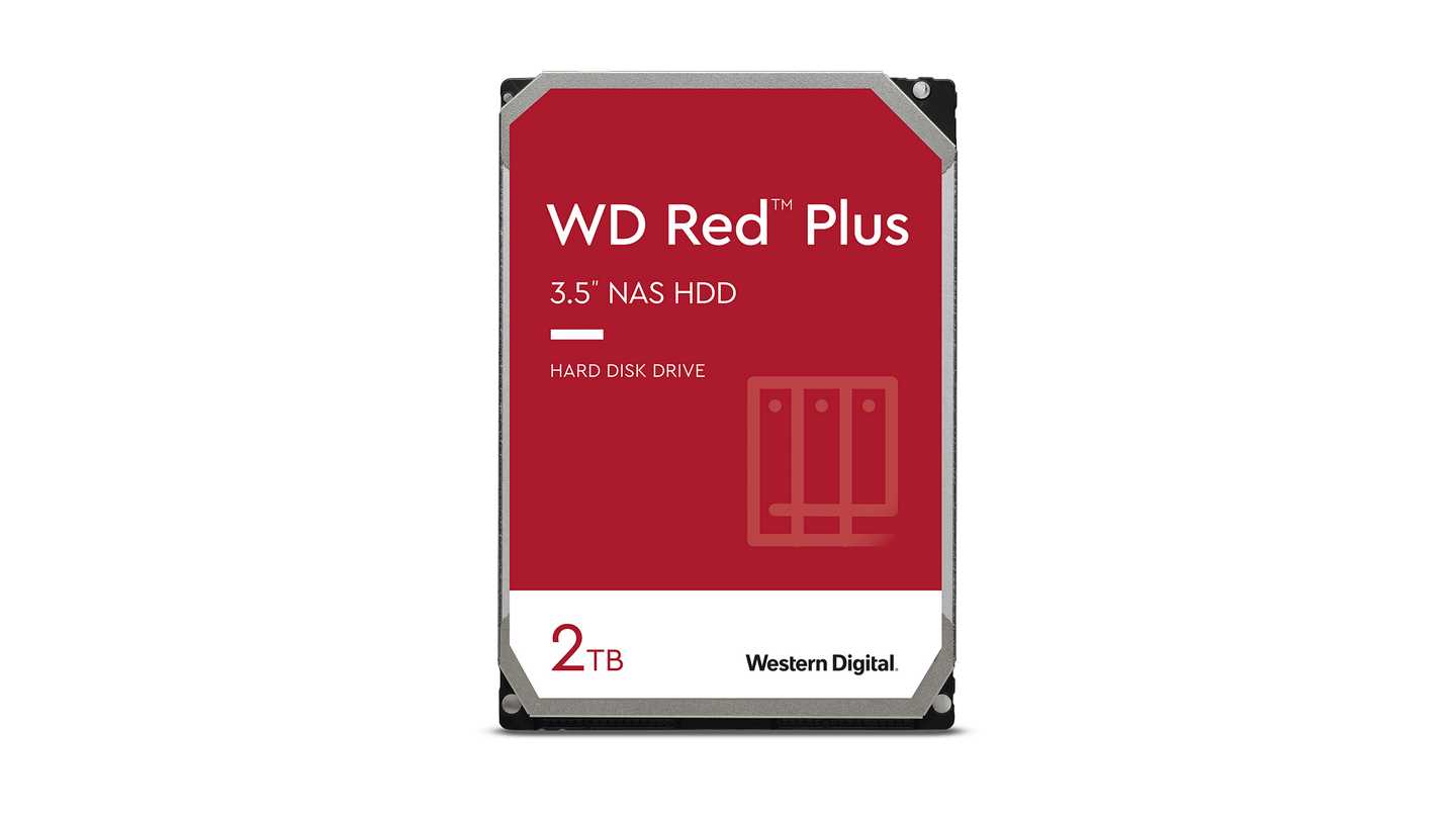 Ổ Cứng HDD WD Red Plus 2TB (3.5" | 5400RPM | 64MB Cache | WD20EFRX)