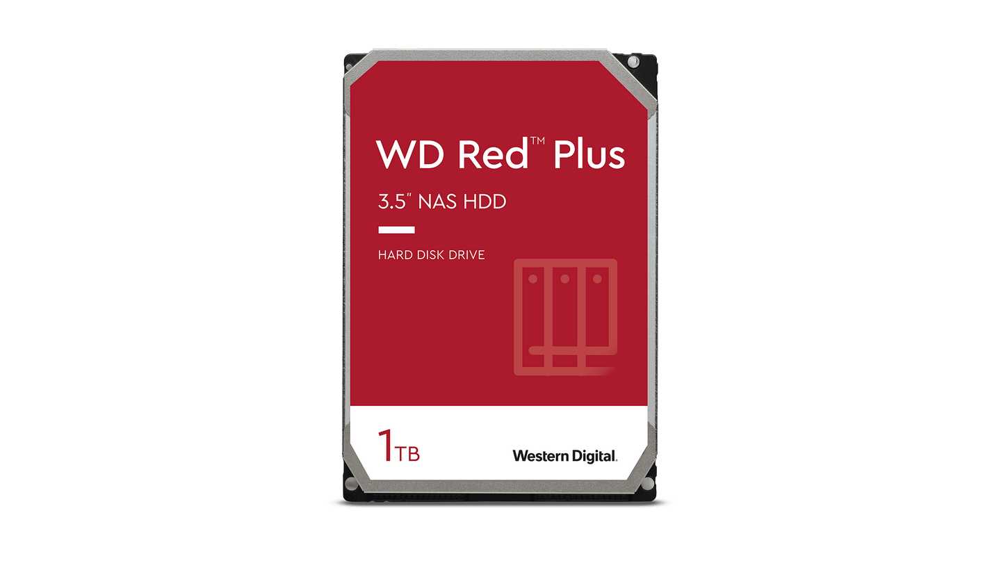 Ổ Cứng HDD WD Red Plus 1TB (3.5" | 5400RPM | 64MB Cache | WD10EFRX)