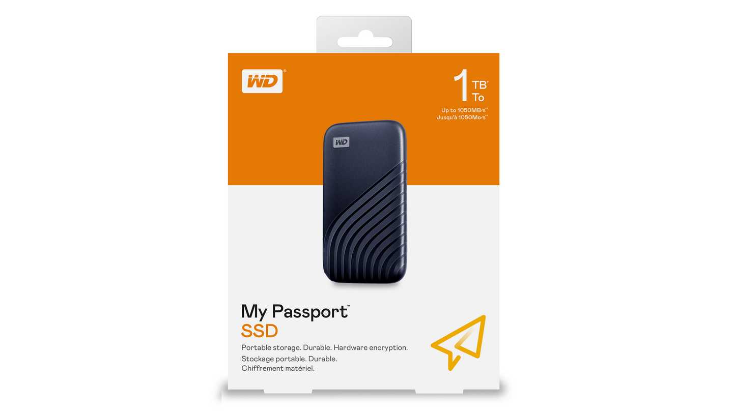 Ổ Cứng Di Động WD My Passport SSD 1TB Màu Xanh WDBAGF0010BBL-WESN