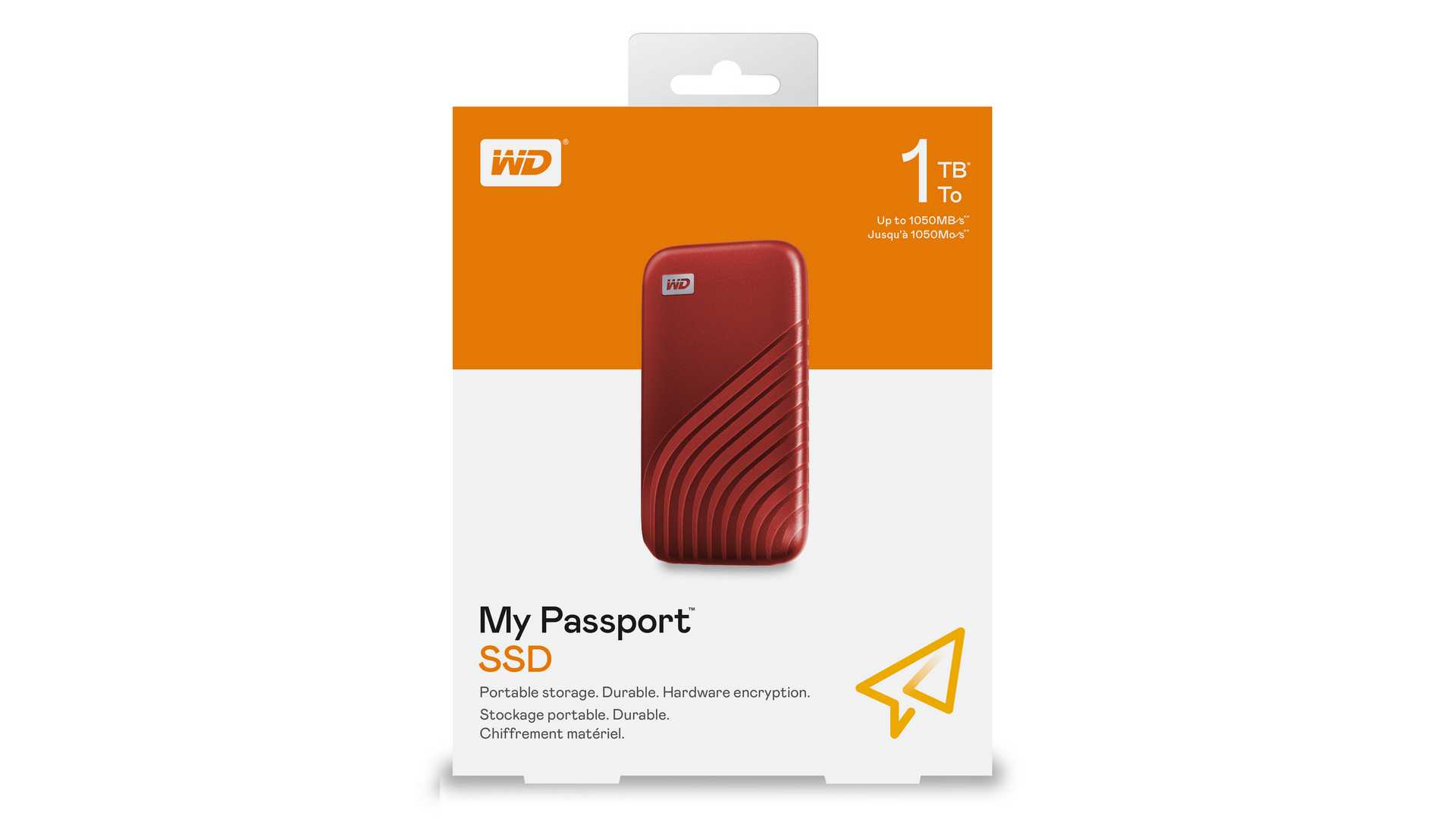 Ổ Cứng Di Động WD My Passport SSD 1TB Màu Đỏ WDBAGF0010BRD-WESN