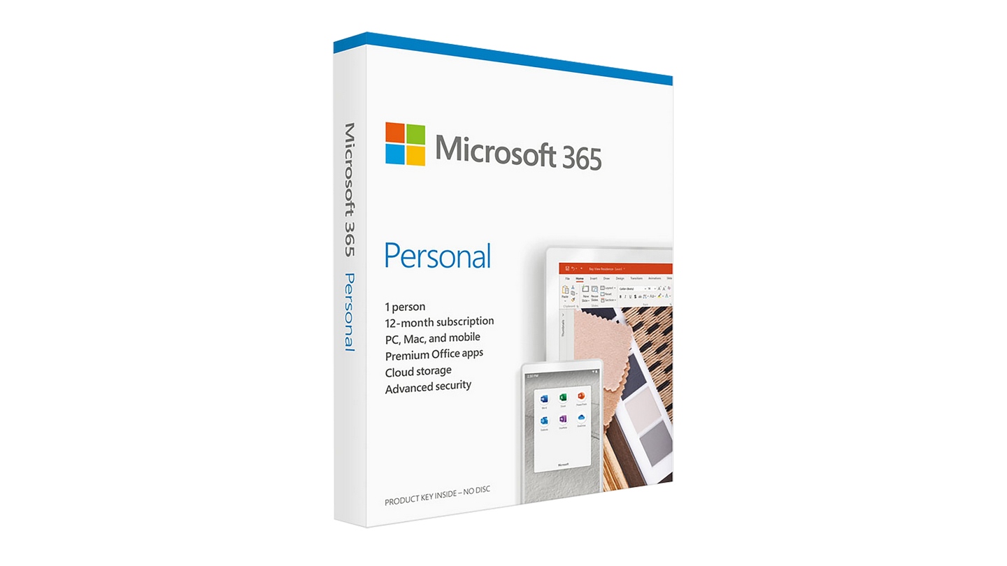 Phần mềm Microsoft Office 365 Personal English APAC EM Subscr 1YR Medialess P8 (QQ2-01398)