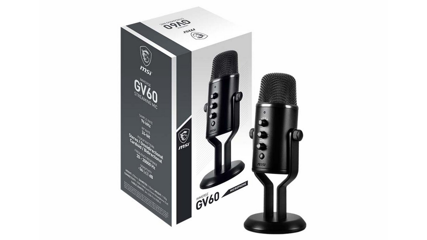 Microphone MSI IMMERSE GV60 Streaming Mic