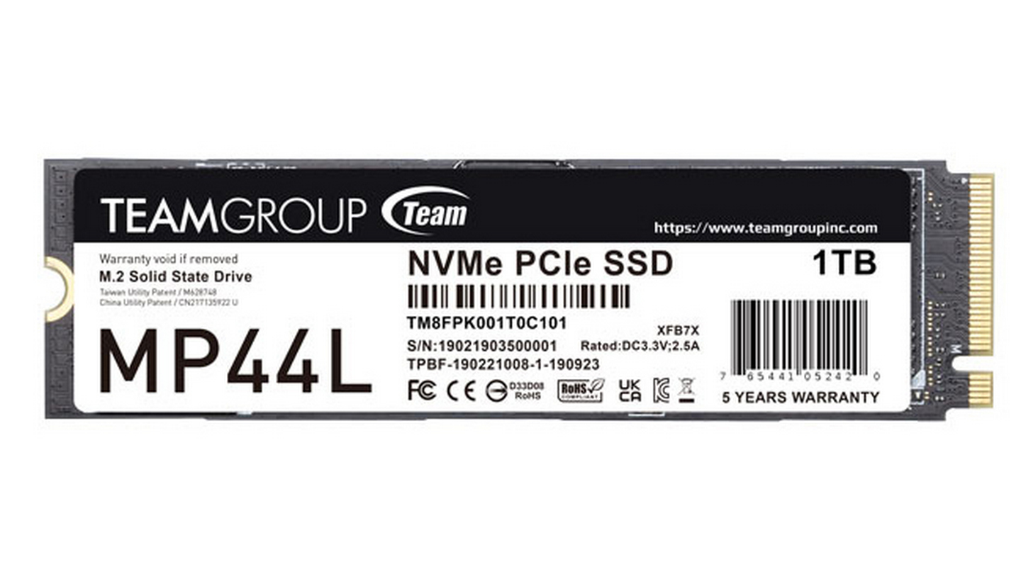 Ổ cứng SSD TeamGroup MP44L 1TB (M.2 NVMe | 5.000MB/s | 4.500MB/s )