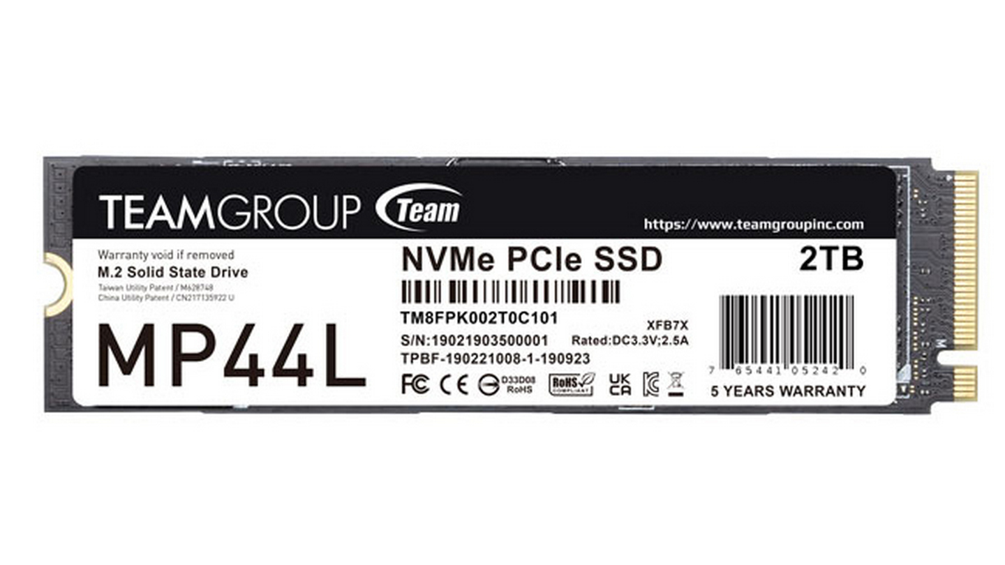 Ổ cứng SSD TeamGroup MP44L 2TB (M.2 NVMe | 4.800MB/s | 4.400MB/s )