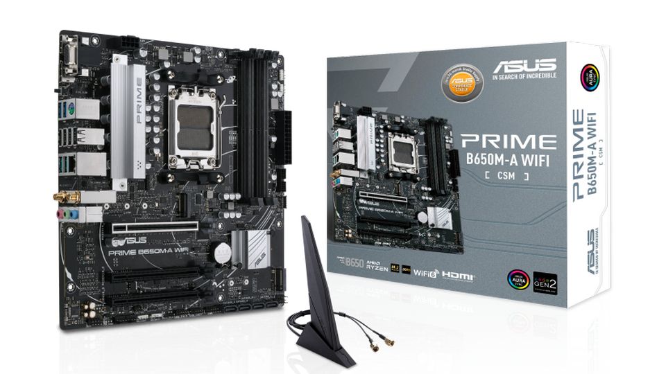 Mainboard ASUS PRIME B650M-A WIFI-CSM (Socket AM5 | M-ATX | 4 khe RAM DDR5)