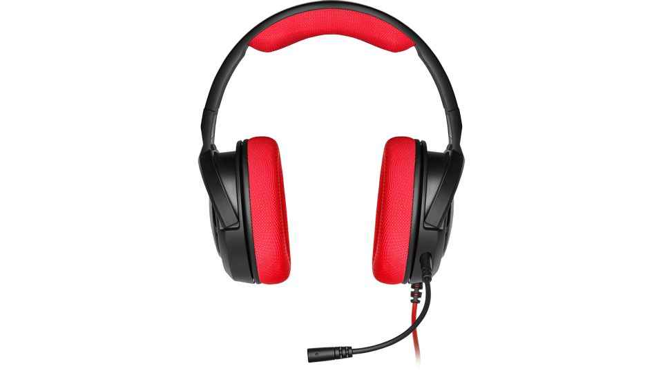 Tai nghe Corsair HS35 Stereo Gaming Red(CA-9011198-AP)