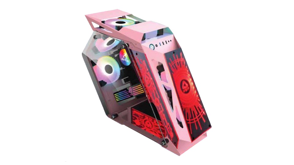Vỏ Case VSP E-ROG ES1 Pink Gaming (No FAN)
