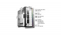 Vỏ Case Lian-Li O11 Dynamic XL ROG Certified White (Full Tower| WHITE | O11DXL-Ư)