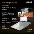 Laptop Asus Vivobook S 14 OLED M5406WA-PP071WS (AMD Ryzen AI 9 HX 370 | 32GB | 1TB | AMD Radeon | 14 inch 3K OLED 120Hz | Win 11 | Bạc)