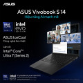 Laptop ASUS Vivobook S 14 OLED S5406SA-PP060WS (Intel Core Ultra 5 226V | 16GB | 512GB | Intel Arc | 14 inch 3K OLED| Win 11 | Office | Xanh)