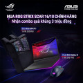 Laptop ASUS ROG Strix SCAR 16 G635LW-RW175W (Intel Core Ultra 9 Processor 275HX | RTX 5080 16GB | 16 inch 2.5K 240Hz | 64GB | 4TB | Win 11 | Đen)