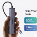 Bộ chuyển đổi USB-C sang 2*USB-A 2.0+ USB-A 3.0+HDMI+PD hỗ trợ 4K Ugreen (15495)