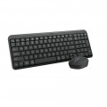 Bộ bàn phím chuột không dây Logitech MK250 Bluetooth Black