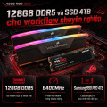 Bộ PC ASUS ROG 20th Anniversary (Ryzen 9 9950X3D2 | RAM 128GB | SSD 4TB| RTX 5090 32GB)