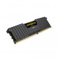 RAM Desktop Corsair Vengeance LPX Black 8GB (1x8GB) DDR4 3000MHz (CMK8GX4M1D3000C16)